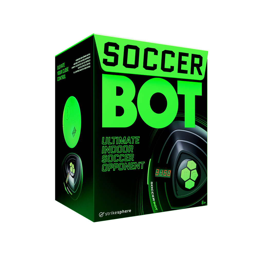Golden Bear Strikesphere Soccer Bot - Black/Green