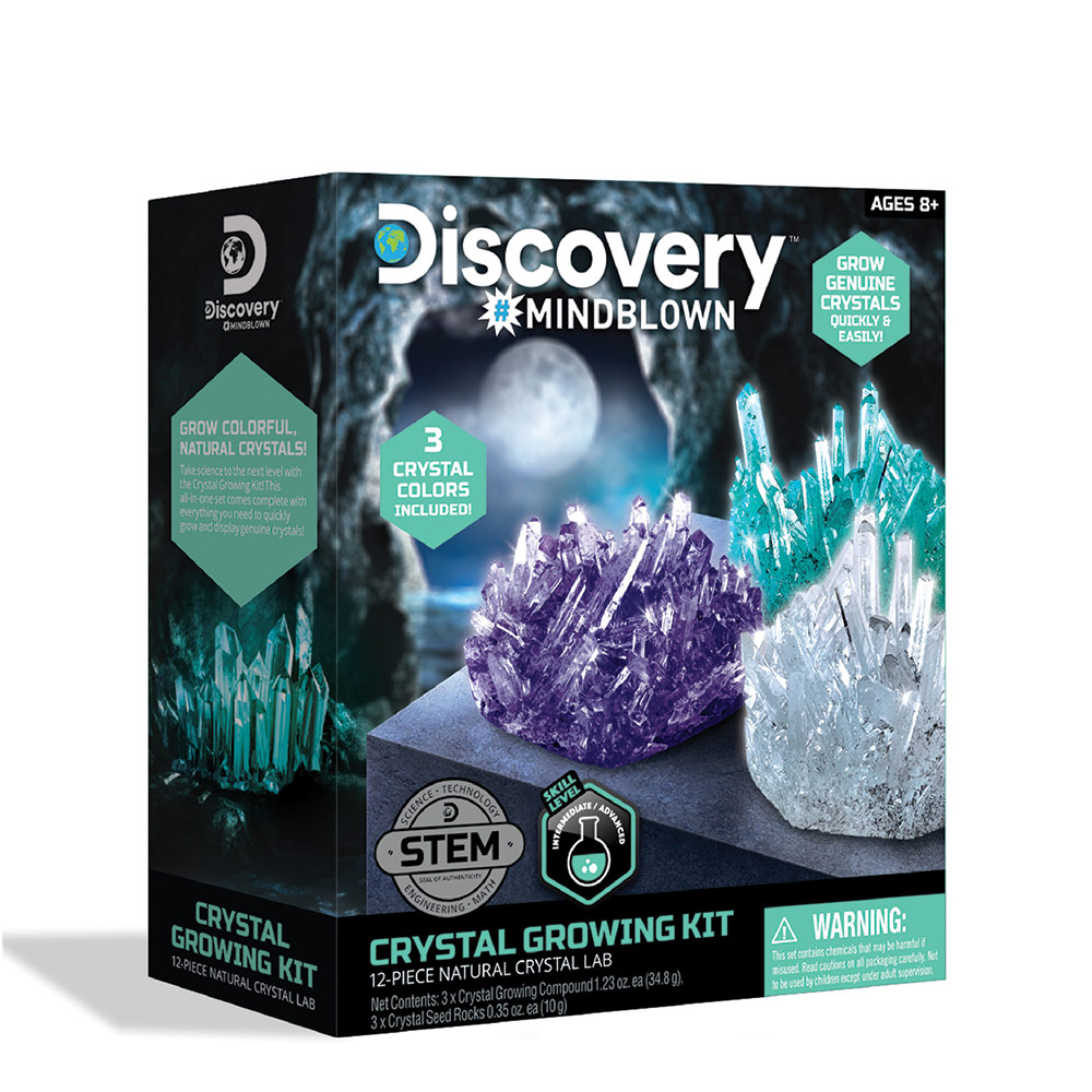 Discovery - Mindblown Lab Crystal Growing Kit - 12 Pcs