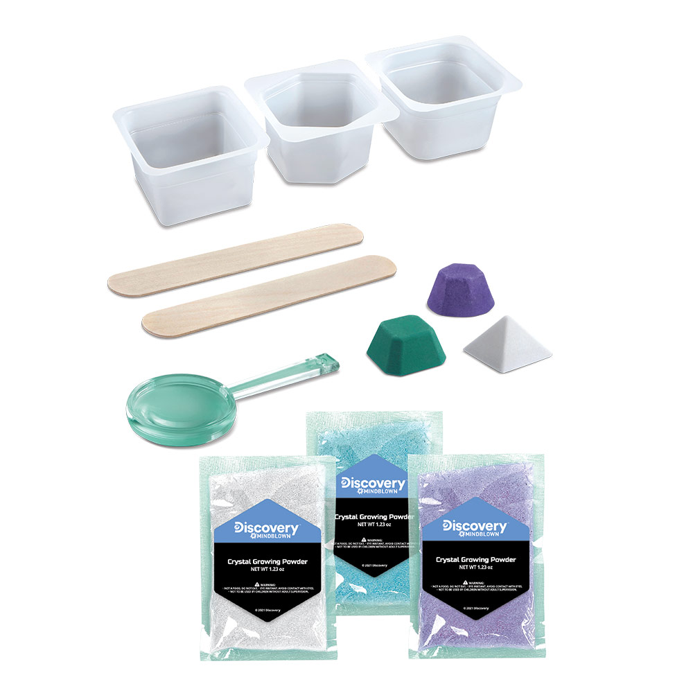 Discovery - Mindblown Lab Crystal Growing Kit - 12 Pcs