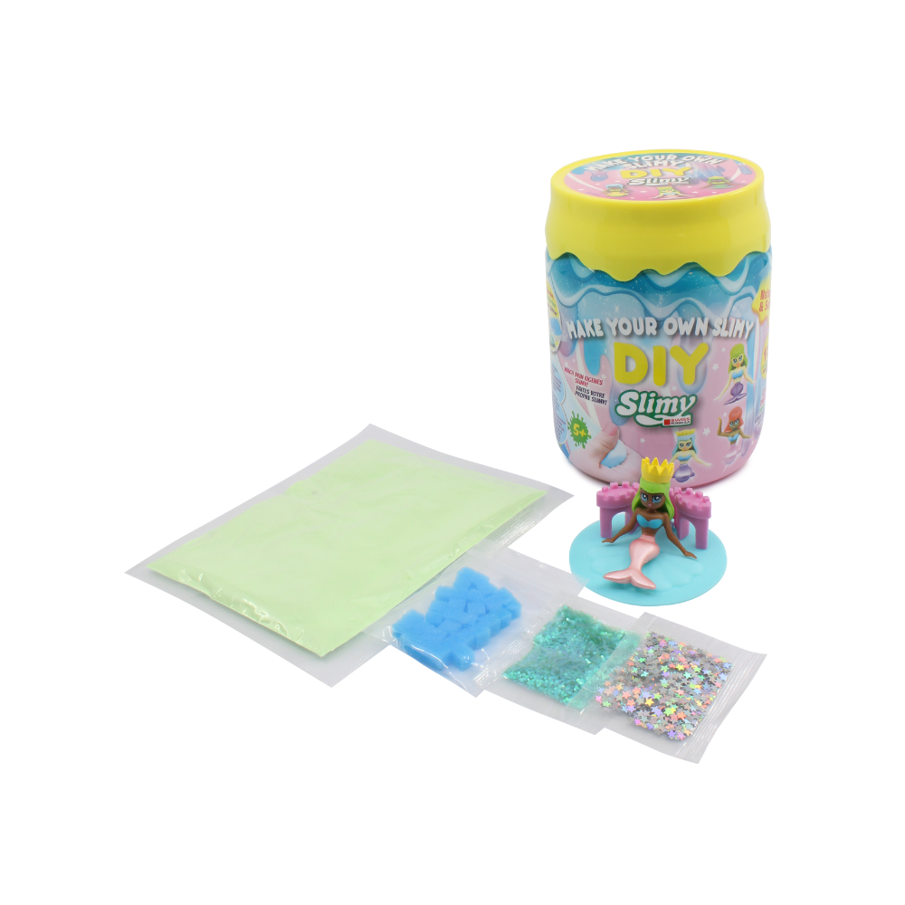 سلايمي - مجموعة صنع سلايم شيك آند ميك - 500غ - حورية بحر