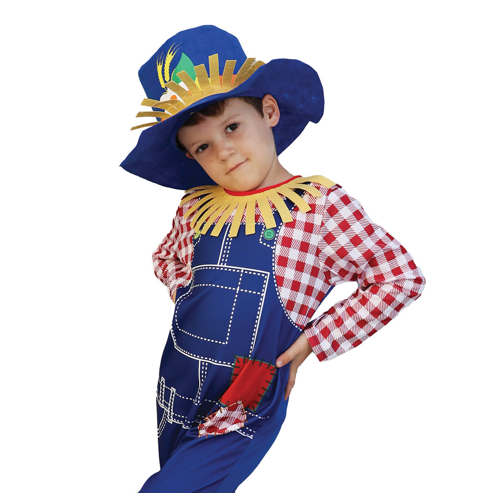 Mad Toys - Scarecrow Boy Book Week Costumes for Kids