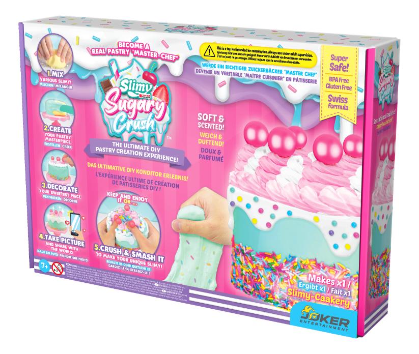 Slimy - Sugary Crush DIY ASMR Pastry Series 1 Party Cake Maker Set