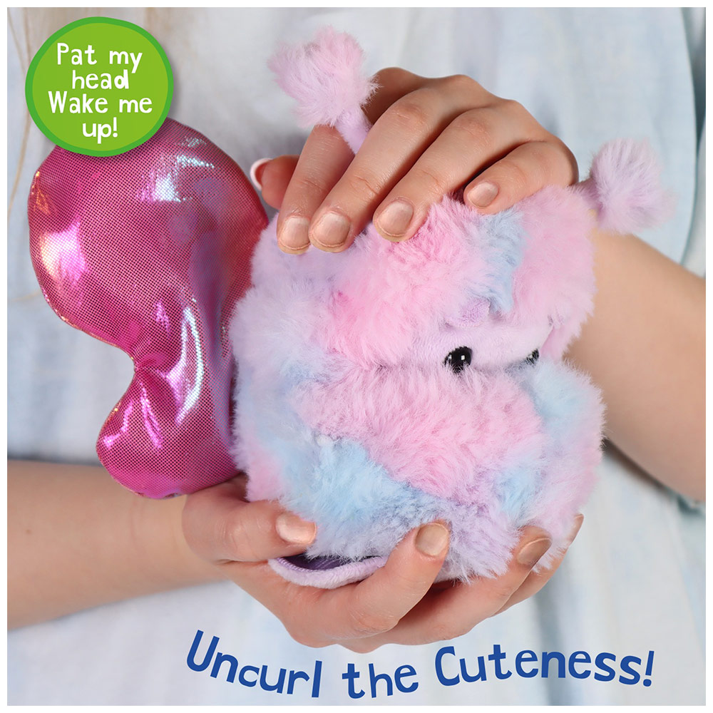 Golden Bear - Curlimals Flutter Wonders Bella Bear Interactive Soft Toy - Purple - 16cm