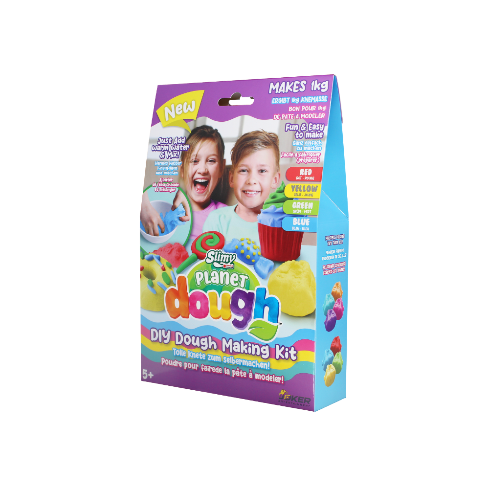 سلايمي - مجموعة صنع بلانيت دوه 4 ألوان مع أدوات - 1 كلغ