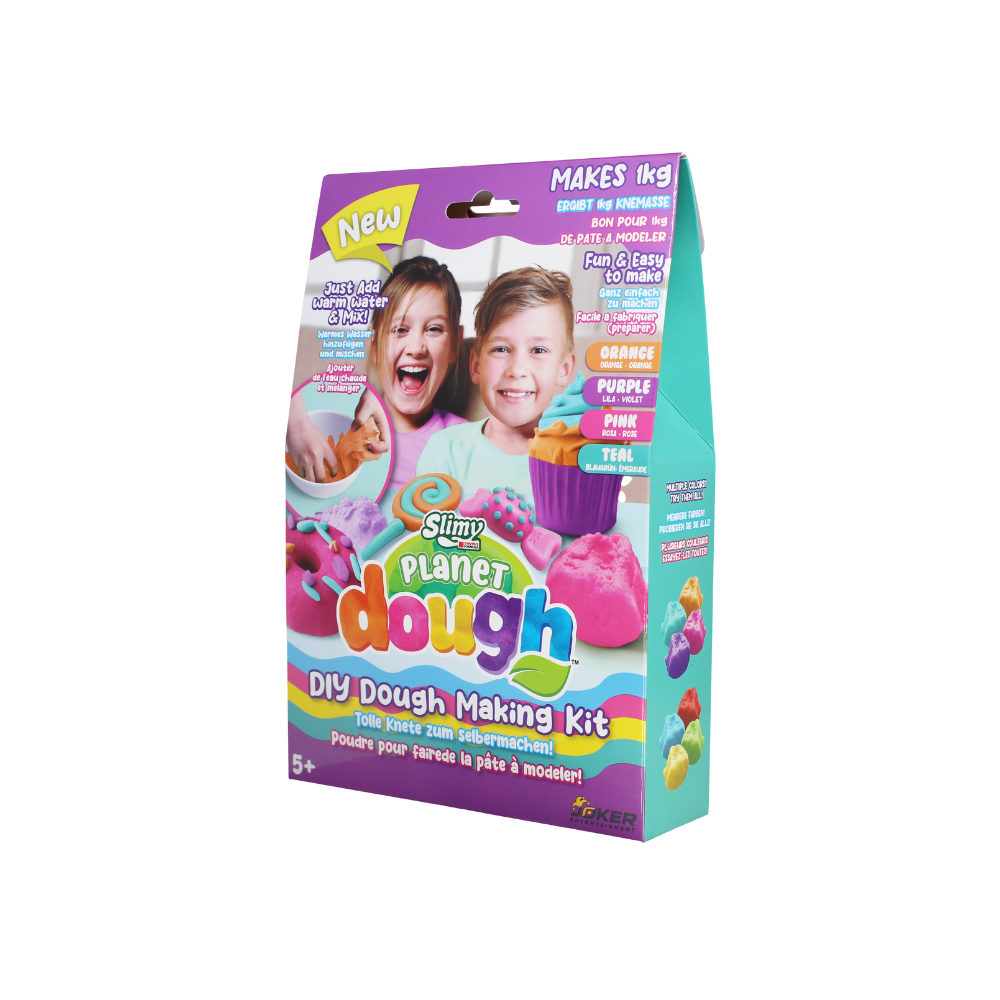 سلايمي - مجموعة صنع بلانيت دوه 4 ألوان مع أدوات - 1 كلغ