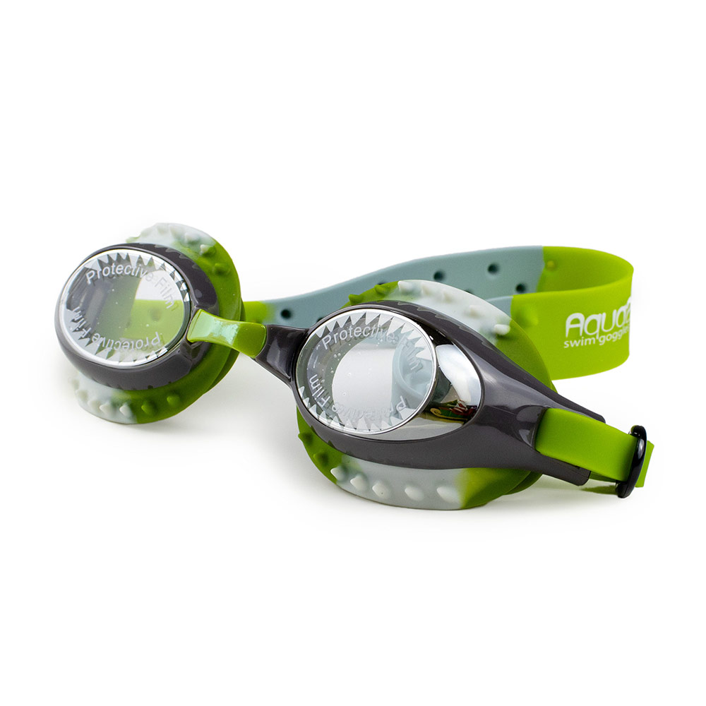 Bling2o - Kids Swim Goggles - Dino Green Classic