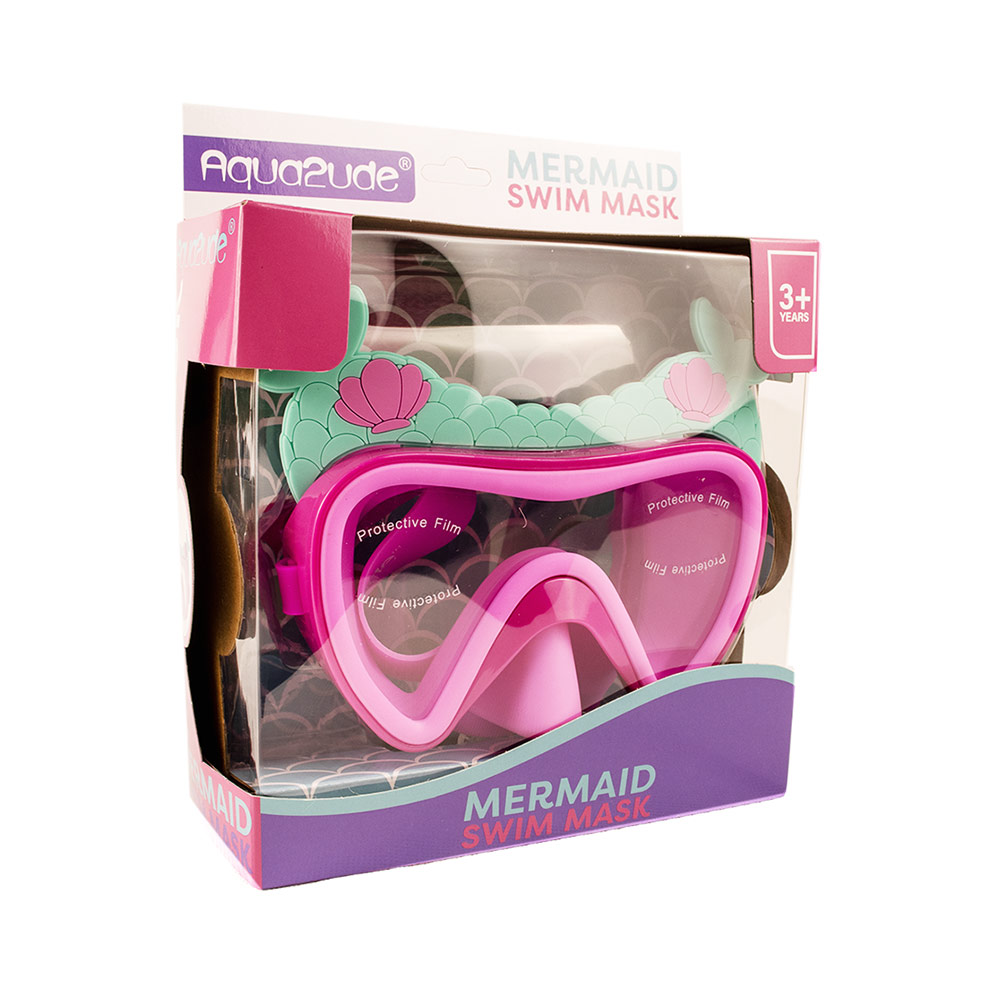 Bling2o - Aqua2ude Kids Swim Mask - Mermaid Tail Pink