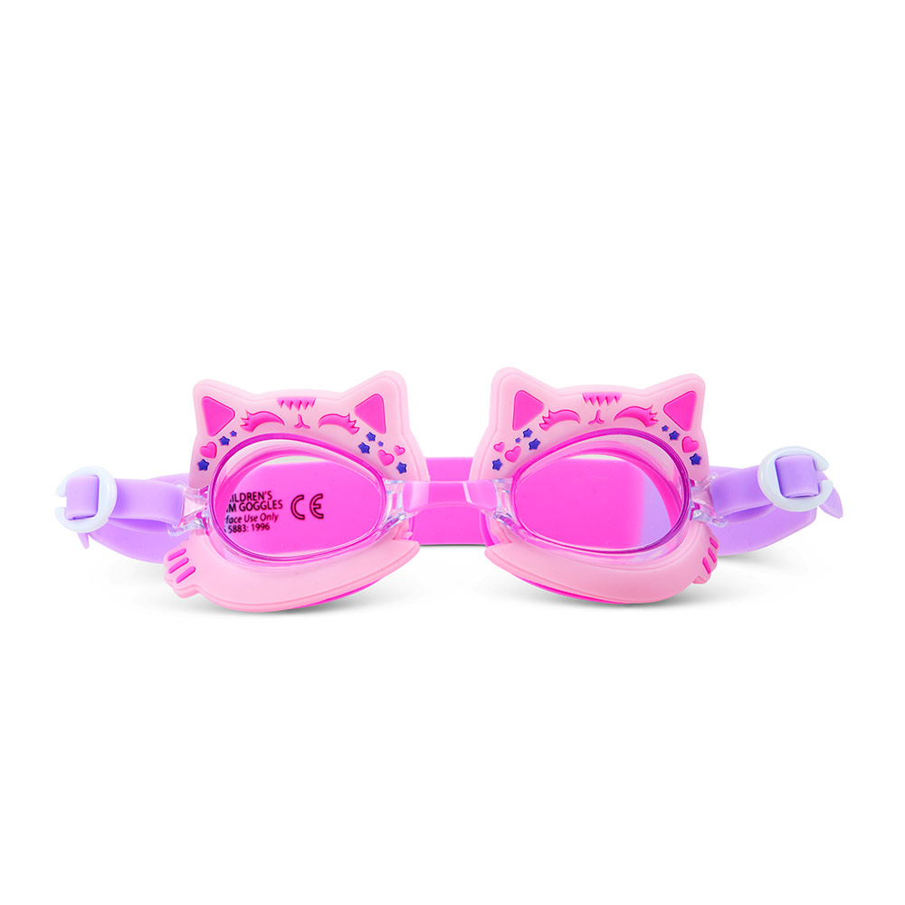 Bling2o - Aqua2ude Mini Meow Kids Swim Goggles - Purple