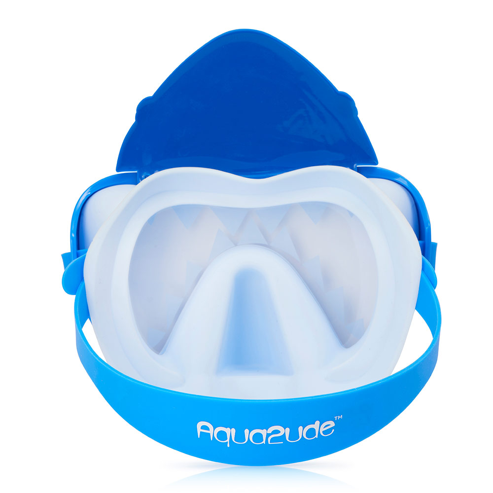 Bling2o - Aqua2ude Kids Swim Mask - Shark - Blue