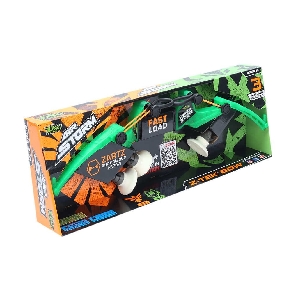 مجموعة قاذفة القوس Z-Tek من Zing - Air Storm - أخضر