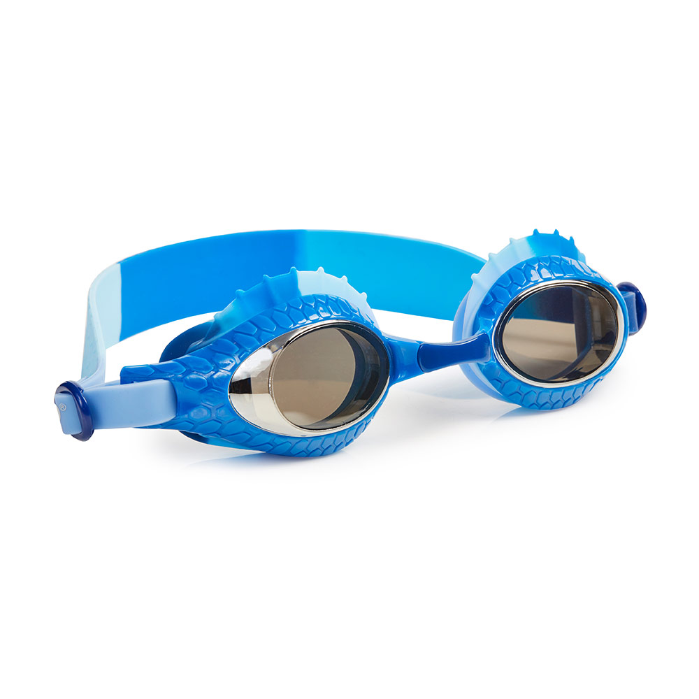 Bling2o - Draco Swim Goggles For Kids - Blue Dragon