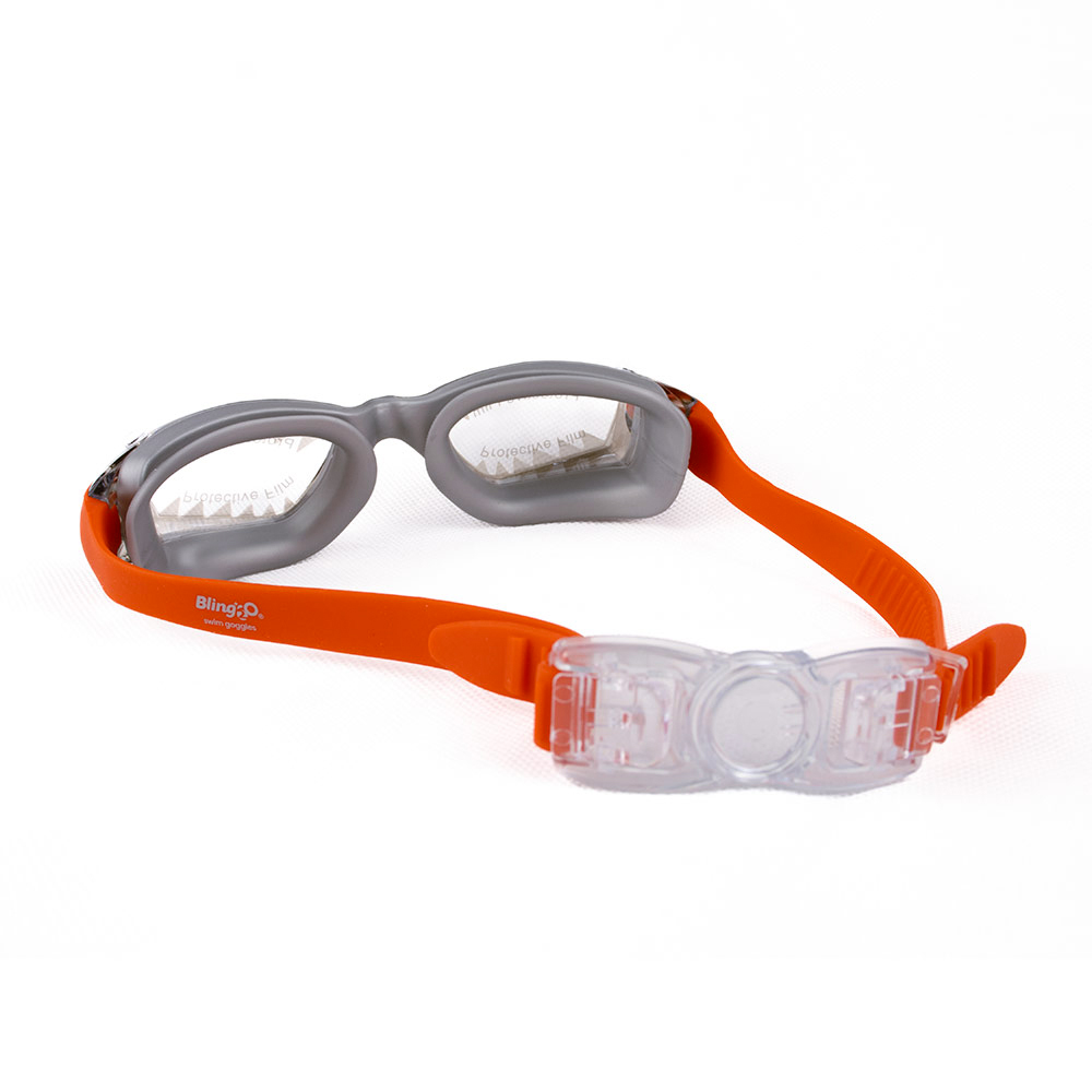 Bling2o - Shark Jaws Kids' Swim Goggles - Grey