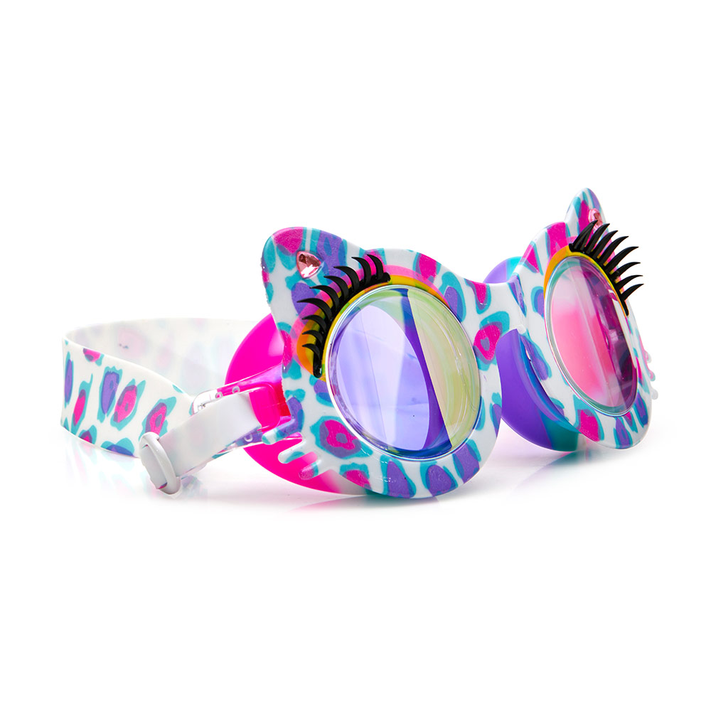 Bling2o - Purple Patches Savvy Cat Kids' Swim Goggles