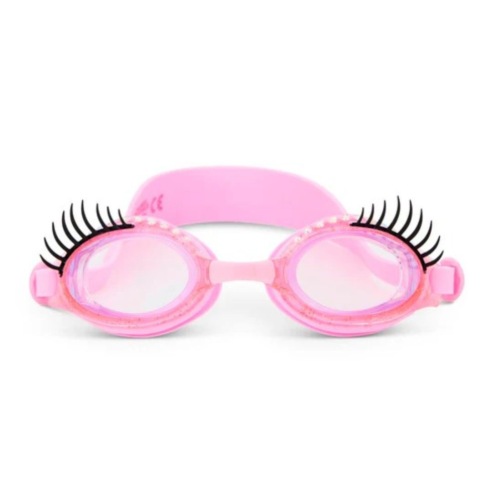 Bling2o - Splash Lash Stylish Swim Goggles For Kids - Powder Puff Pink