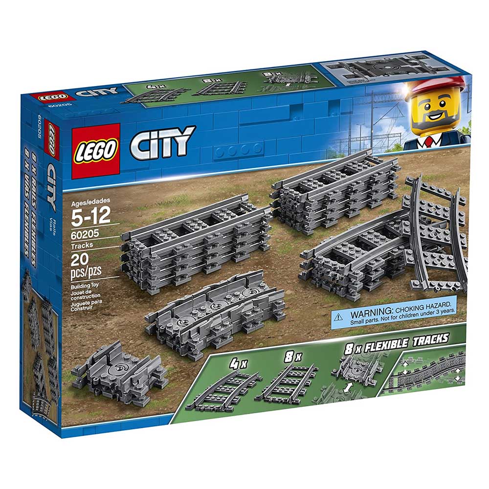 Lego City Tracks Building Toy Kit - 20pcs