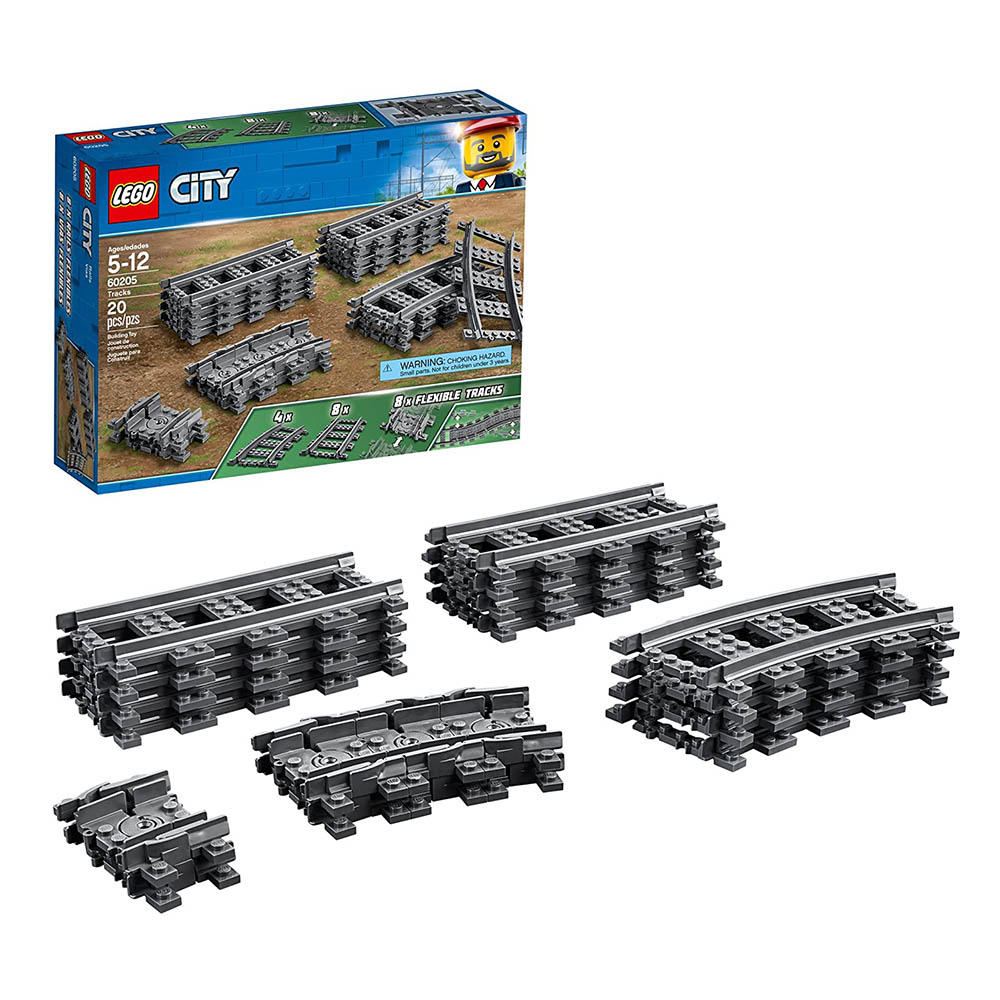 Lego City Tracks Building Toy Kit - 20pcs