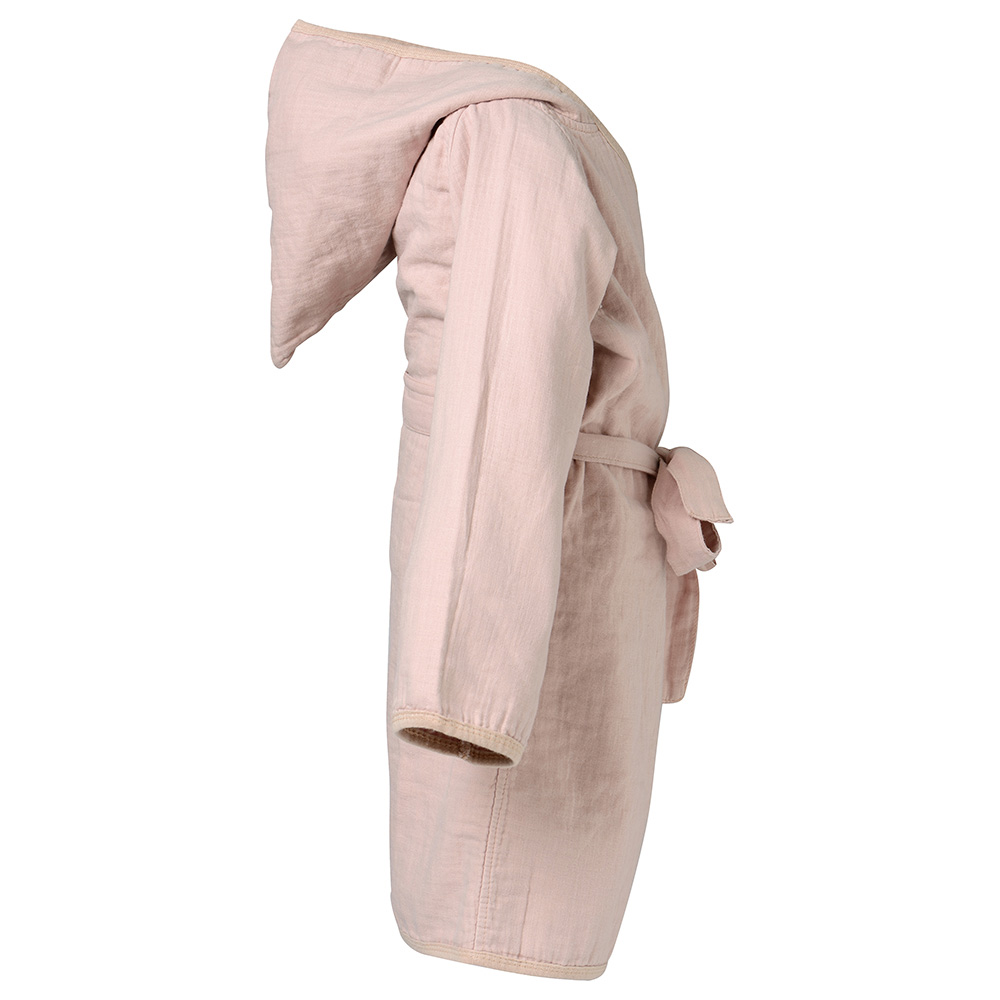 Mininor - Toddler Organic Cotton Bathrobe - Peach