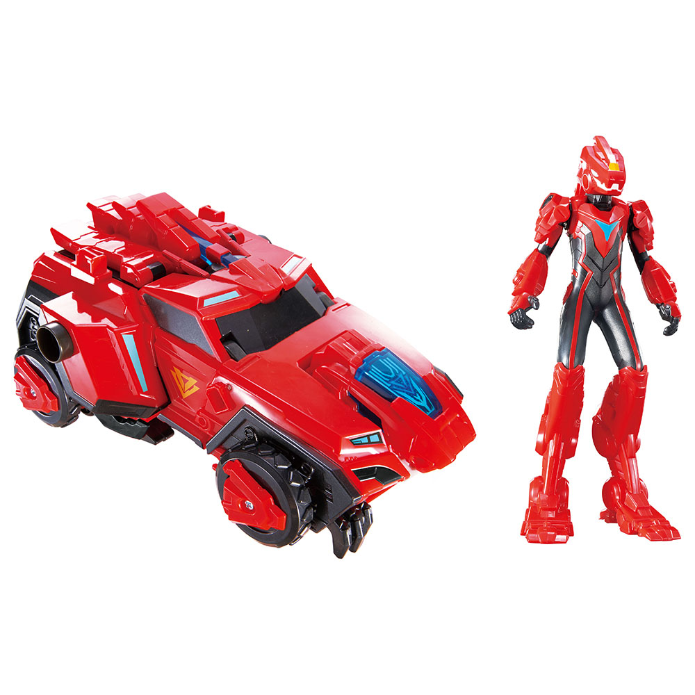 كوانتم هيروز داينوستر - مجموعة شخصية رابتور بوت مع لوسيو - قطعتين