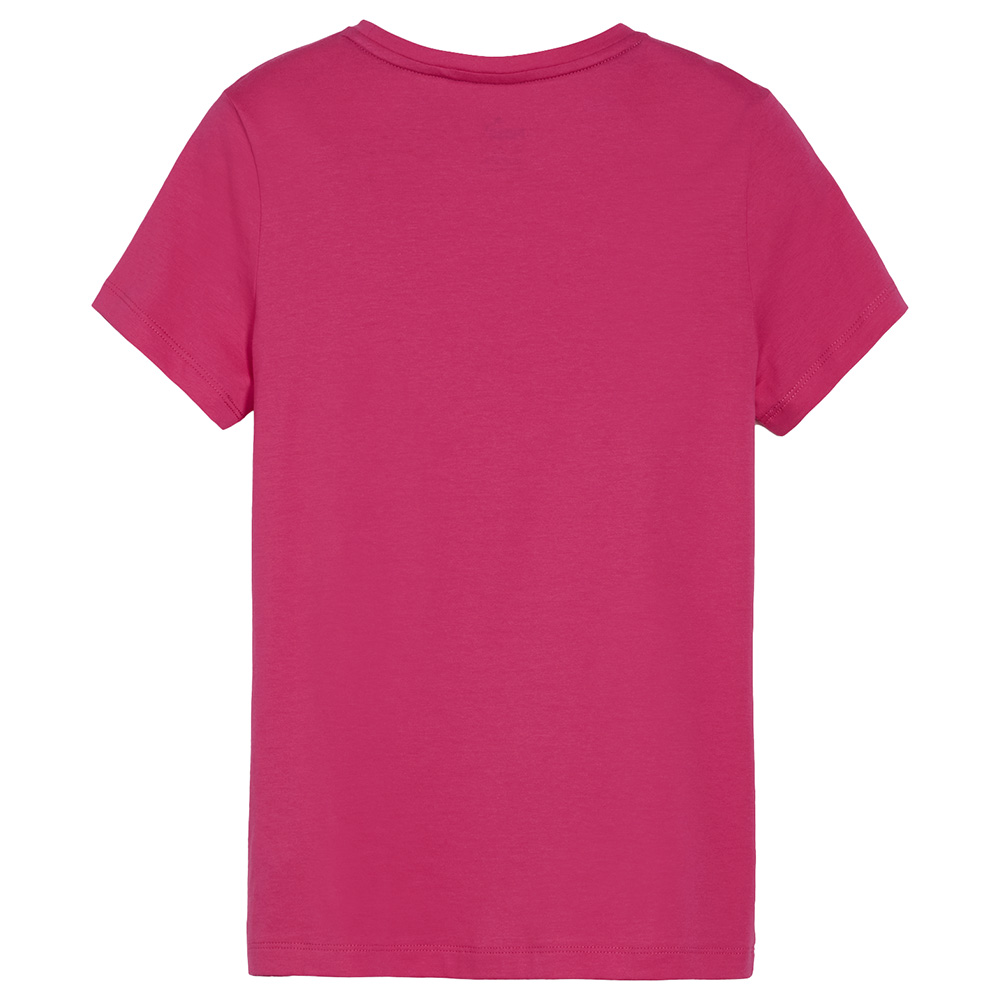 Puma - Ess Logo Girls Tee - Garnet Rose