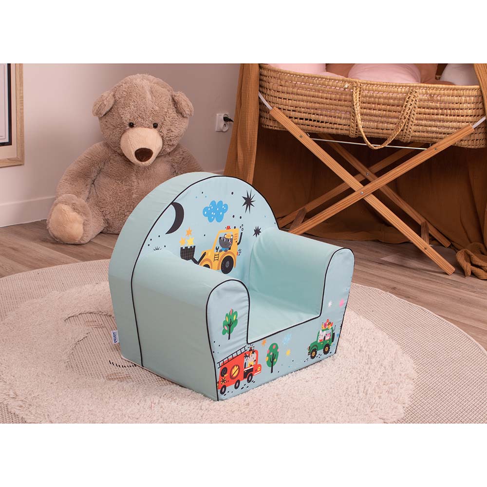 Delsit - Night Excavator Arm Chair - Blue