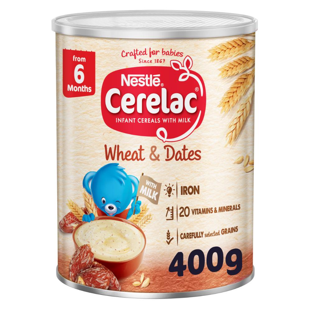 Nestle Cerelac - Infant Cereals With Iron - Wheat & Dates - 400 g