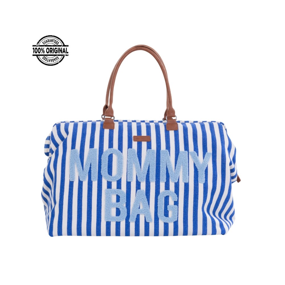 Childhome - Big Mommy Bag - Electric Blue/Light Blue