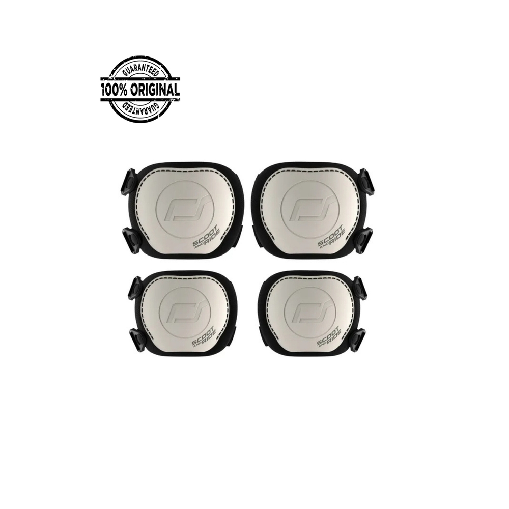 Scoot & Ride Knee & Elbow Protector Set – Ash – S