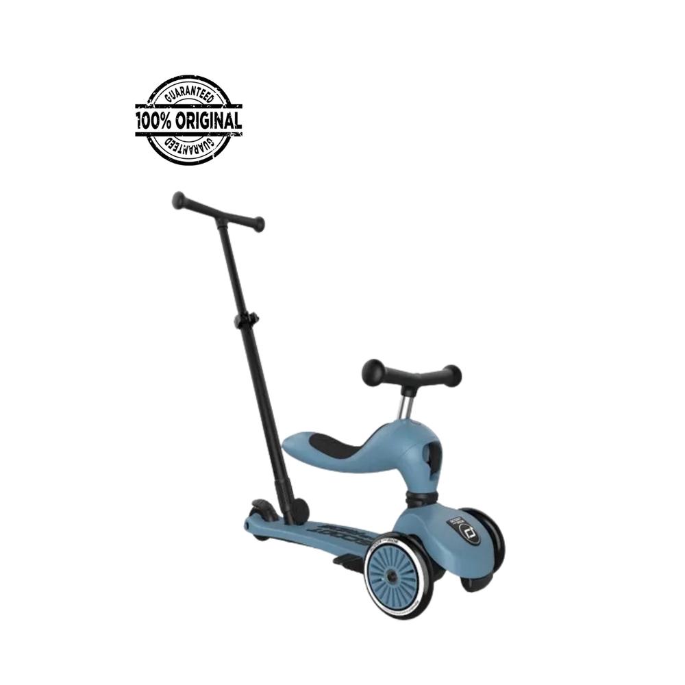 Scoot & Ride 2-in-1 Highwaykick 1 Push and Go – Steel