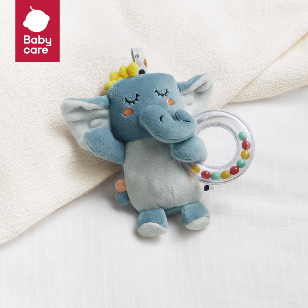 Babycare - Comforter Plush Toy - Elephant - Grey - 24Cm