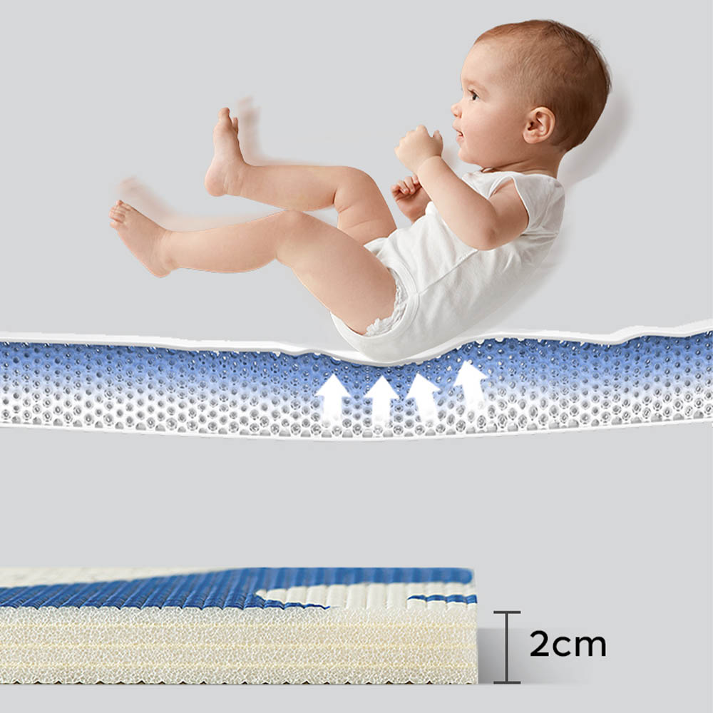 Babycare - Reversible & Foldable Playmat - Rabbit Medium