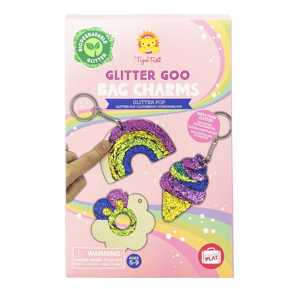 Tiger Tribe - Glitter Goo Bag Charms Craft Set