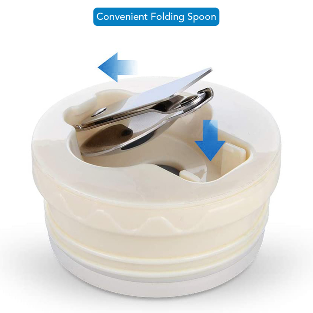 Essmak - Personalized Looney Tunes 1 Food Thermos With Spoon - Blue - 475ml