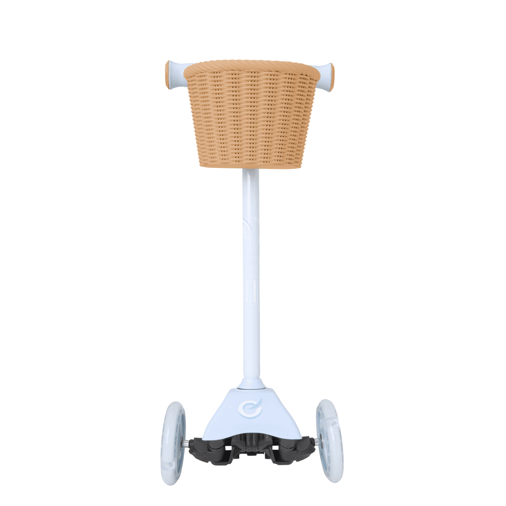 EVO - Mini Cruiser Scooter With Basket - Pastel Blue