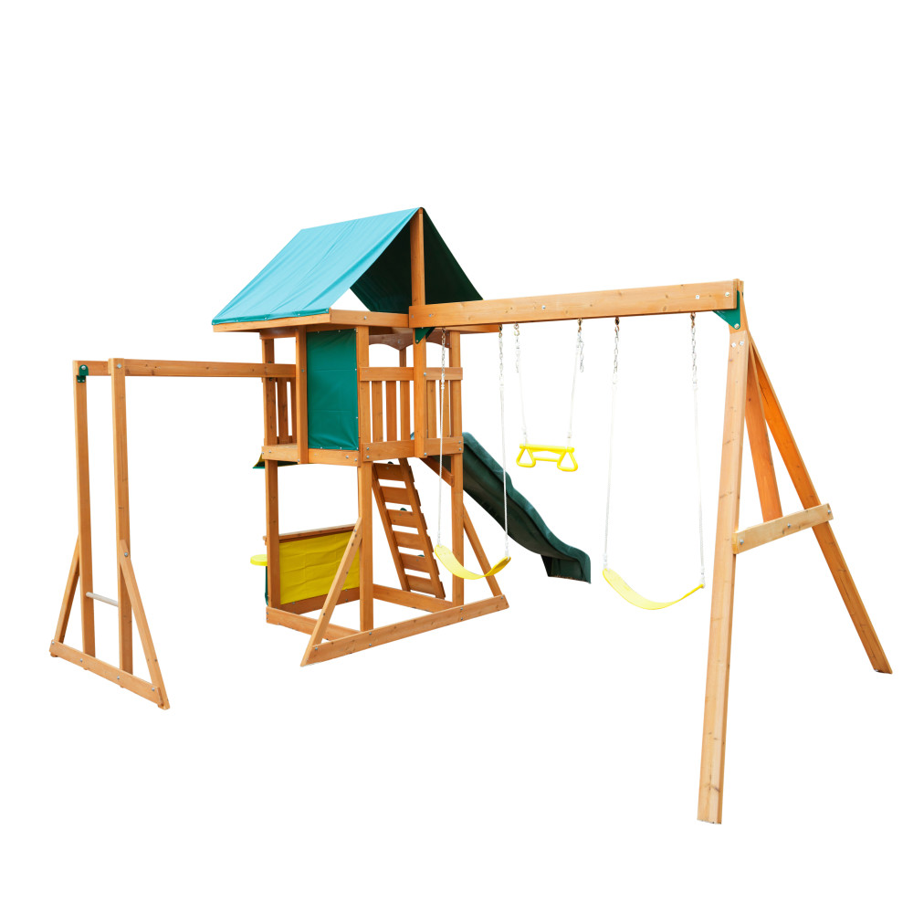 Kidkraft - Brightside Wooden Swing Set
