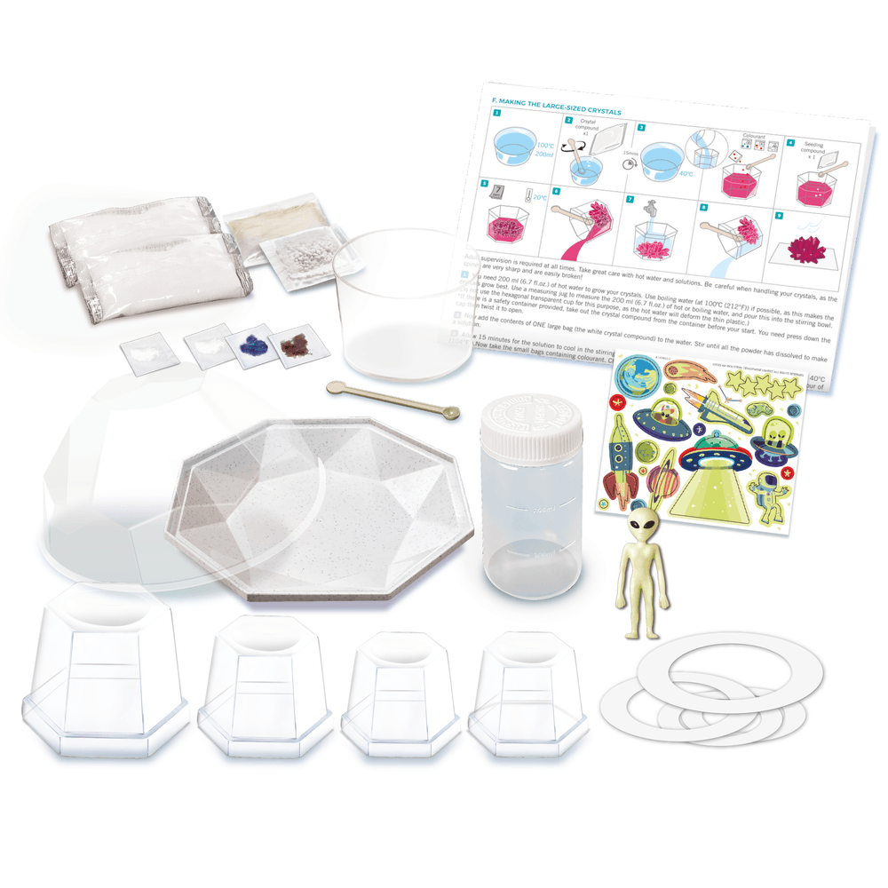 4M - Crystal Growing Terrarium STEM Kit - Outer Space