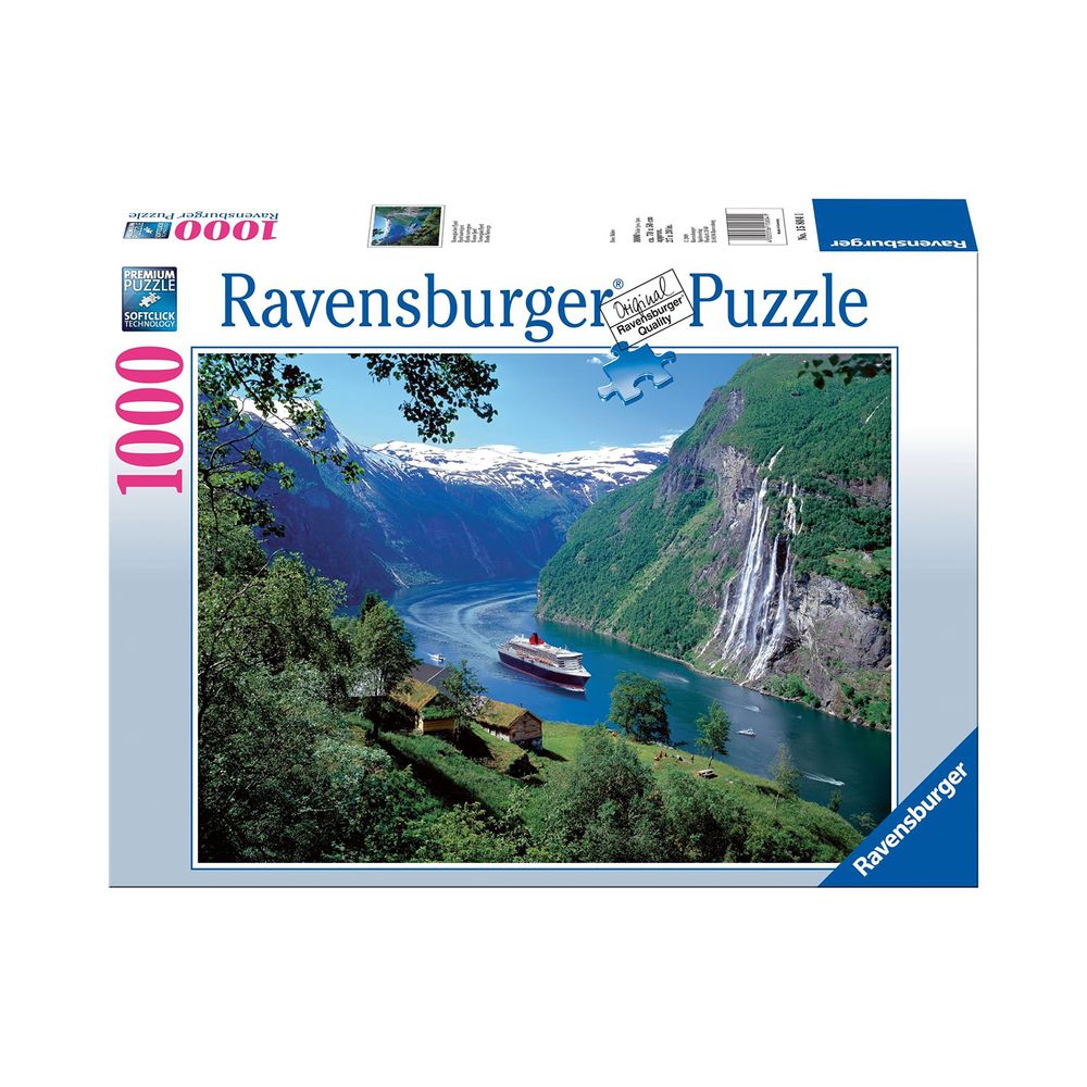 Ravensburger Norwegian Fjord Jigsaw Puzzle - 1000 Pcs