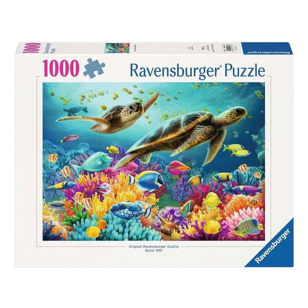 Ravensburger Blue Underwater World Jigsaw Puzzle - 1000 Pcs