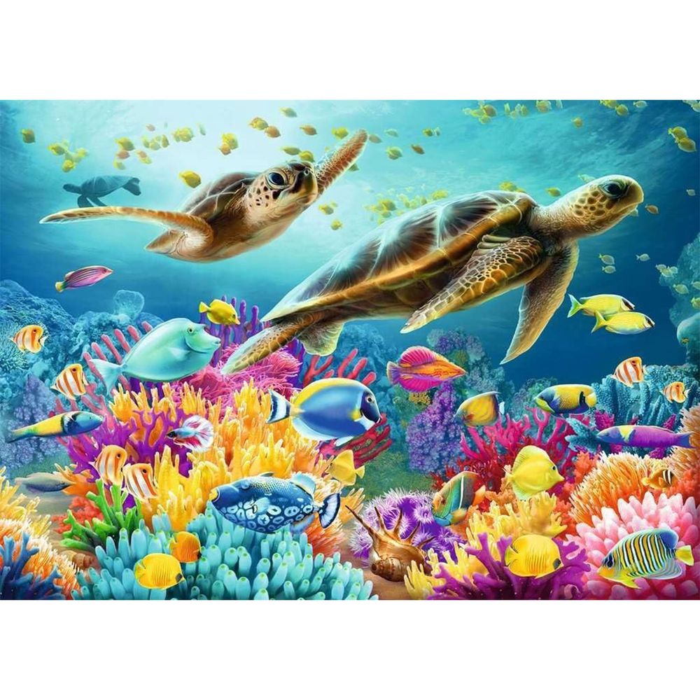 Ravensburger Blue Underwater World Jigsaw Puzzle - 1000 Pcs