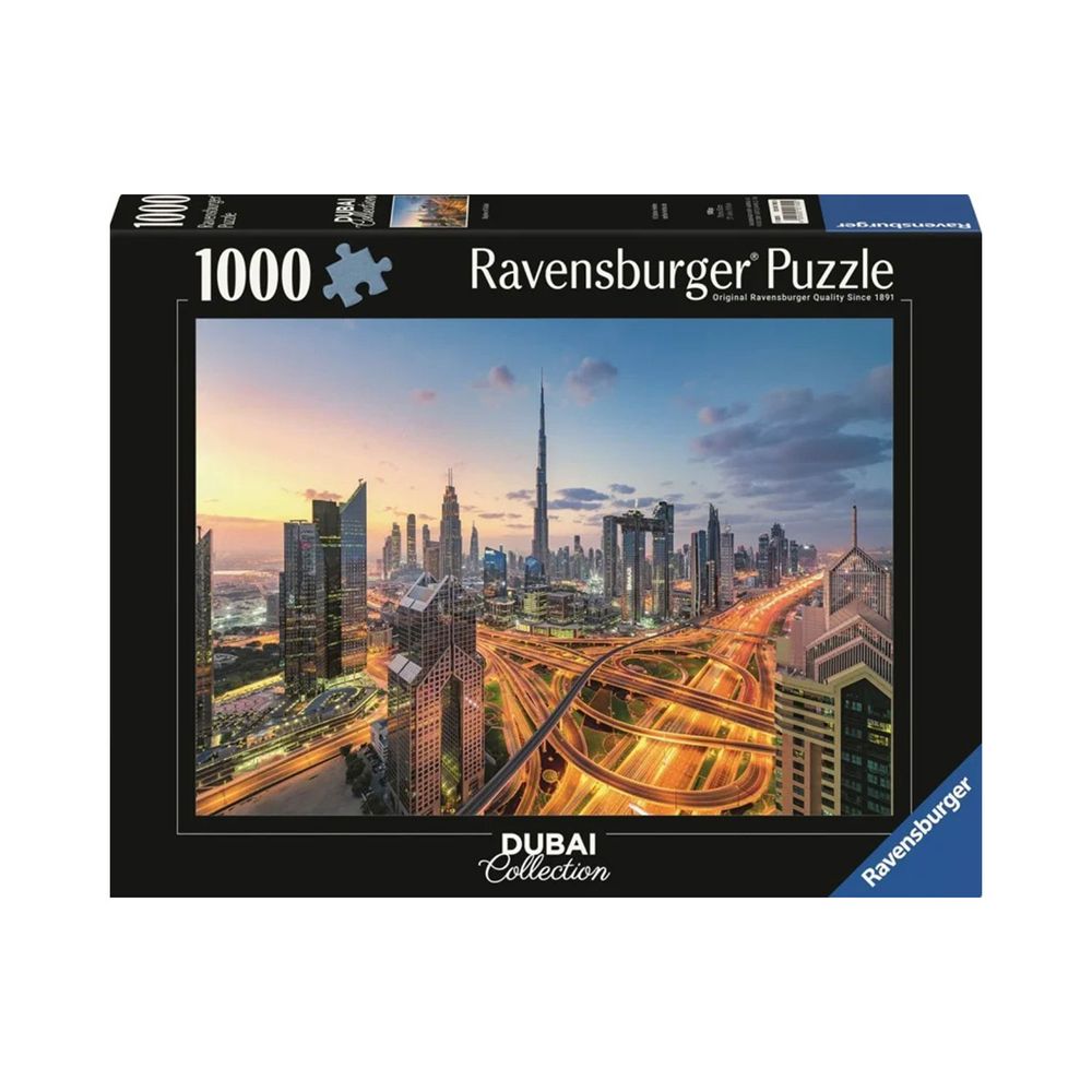 Ravensburger Dubai Skyline Jigsaw Puzzle - Multicolor - 1000 Pcs