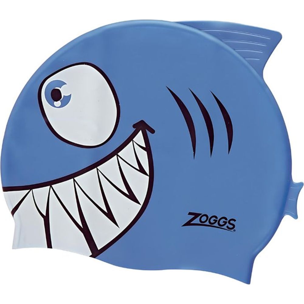 Zoggs Boy's Silicone Swimming Cap - Jaws