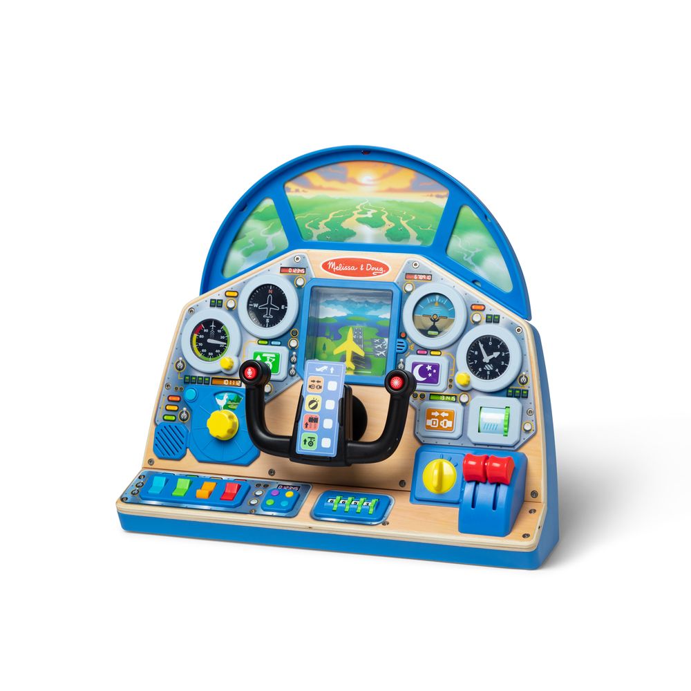 Melissa & Doug Jet Pilot Interactive Dashboard - Multicolor