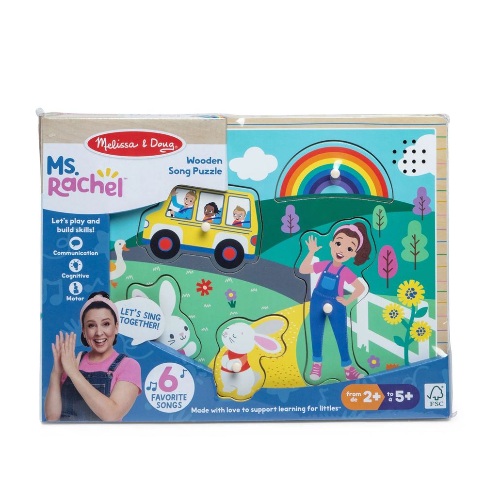 Melissa & Doug Ms. Rachel Wooden Song Puzzle