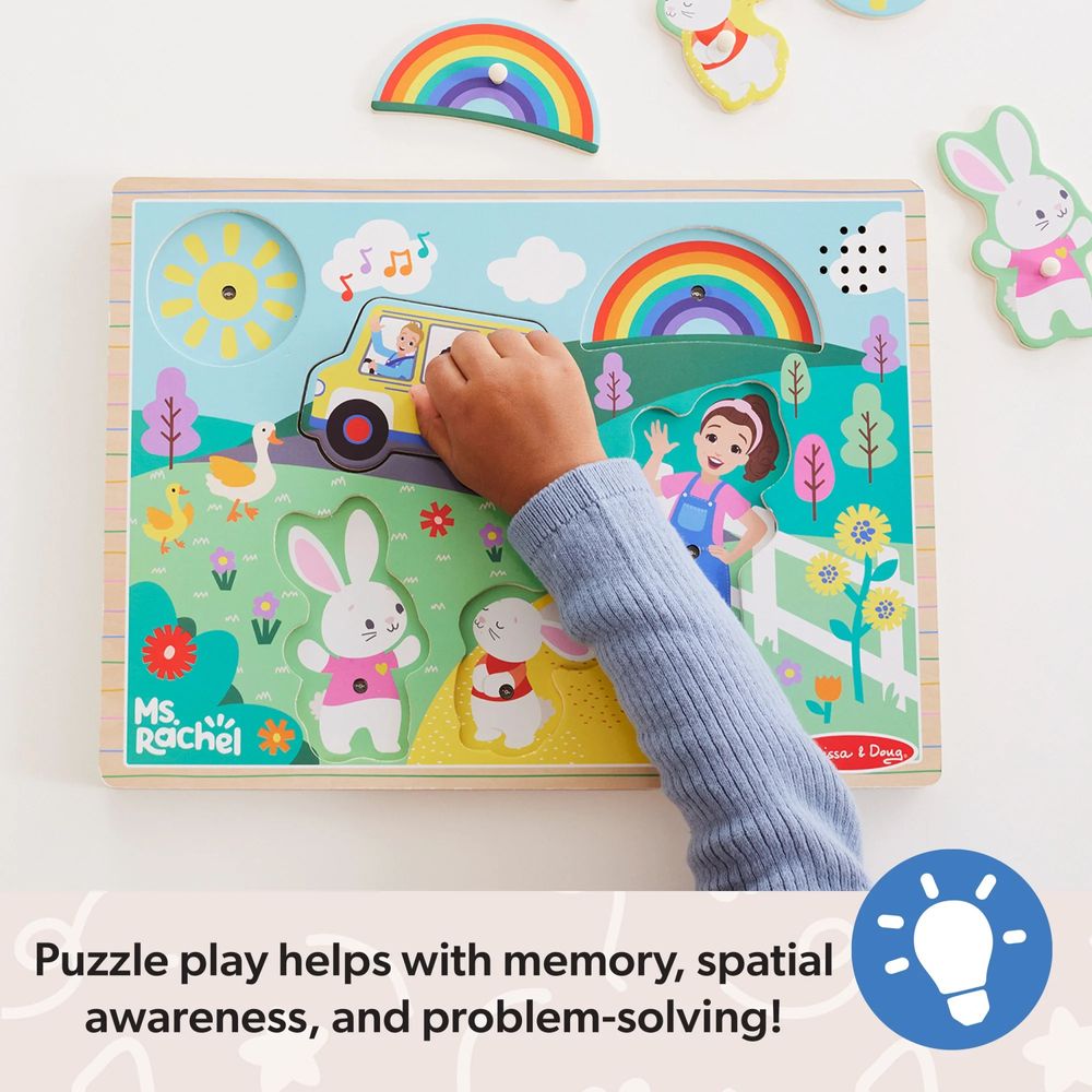 Melissa & Doug Ms. Rachel Wooden Song Puzzle