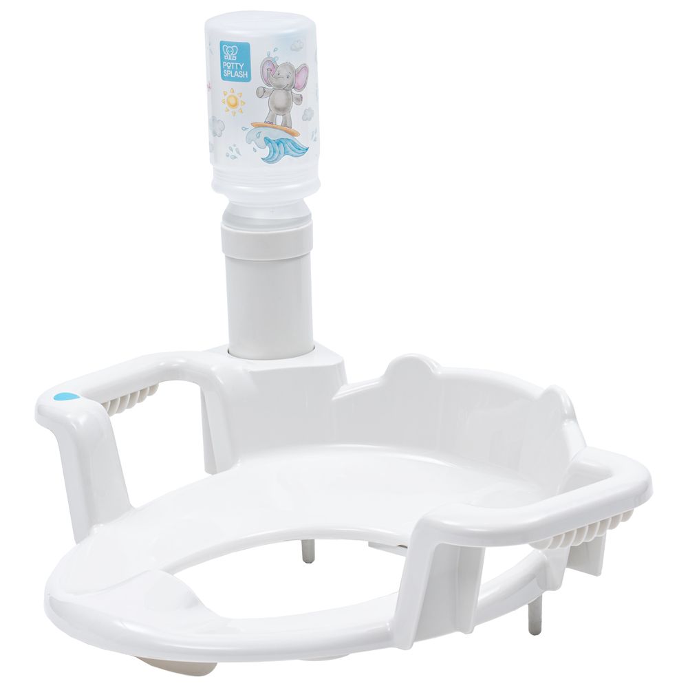 Potty Splash - 2-In-1 Portable Bidet And Potty Seat - White