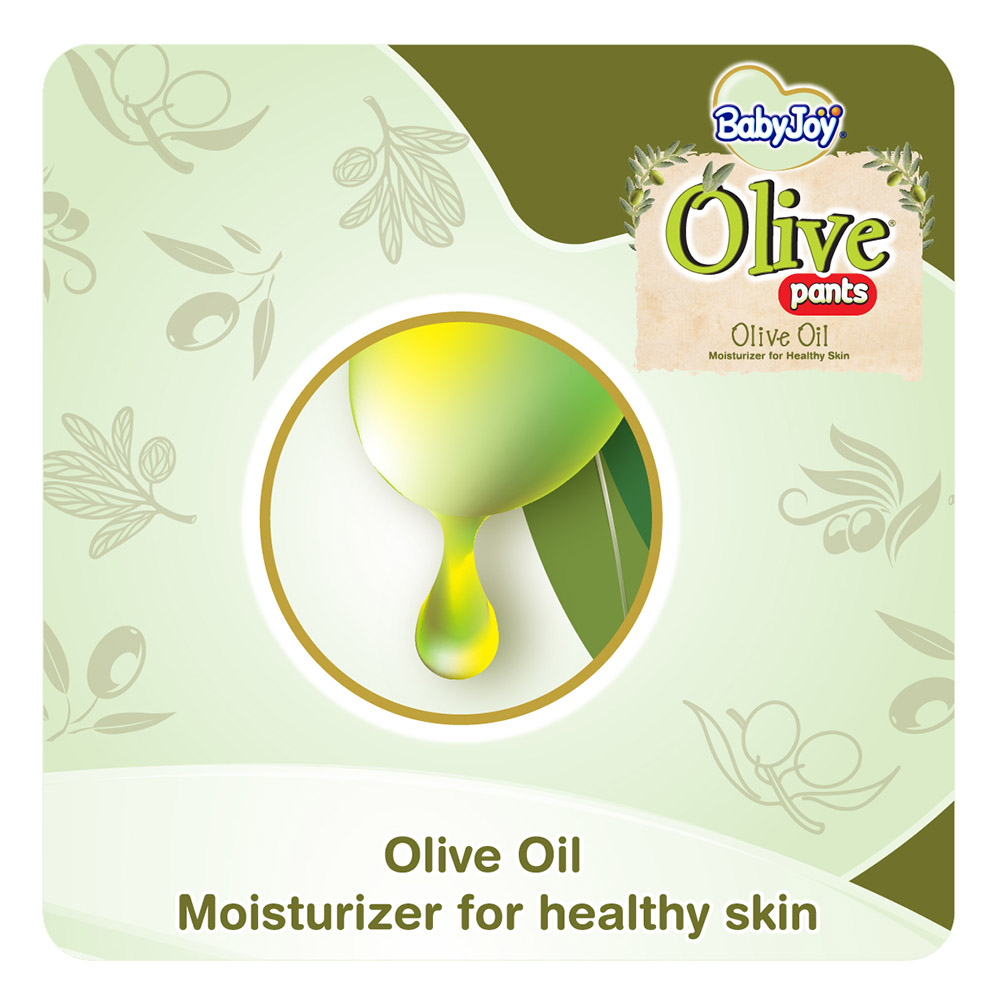 بيبي جوي - حفاضات كلوت بزيت الزيتون - 16-23 كلغ - حجم 6 - جونيور XXL - 32 حفاض