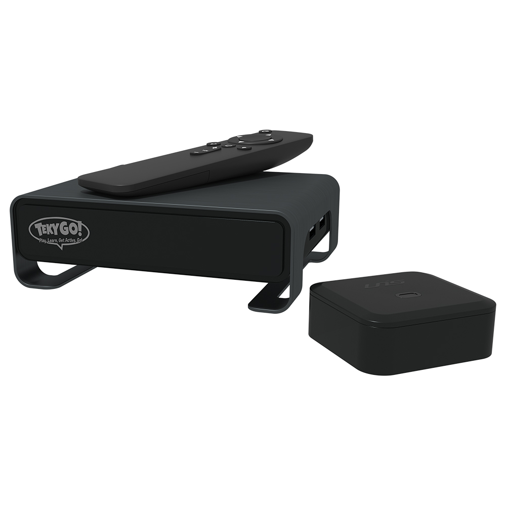 تيكي غو - مستشعر نطاطة (ترامبولين) وبوابة اتصال ذكية - أسود - قطعتين