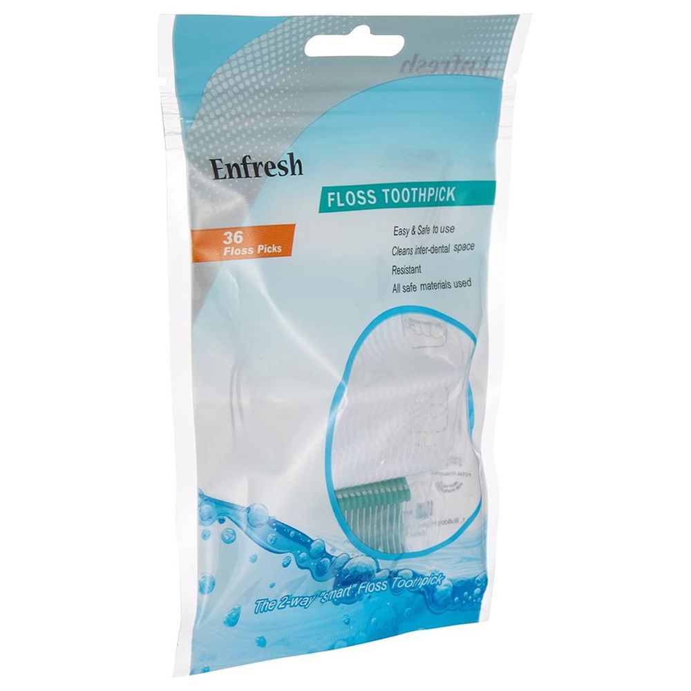 إنفريش - أعواد أسنان بخيط - 36 قطعة