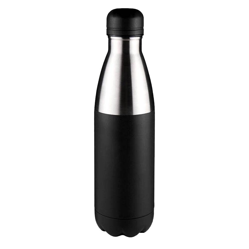 Hans Larsen - Hopa Stainless Steel Water Bottle - Black - 500ml