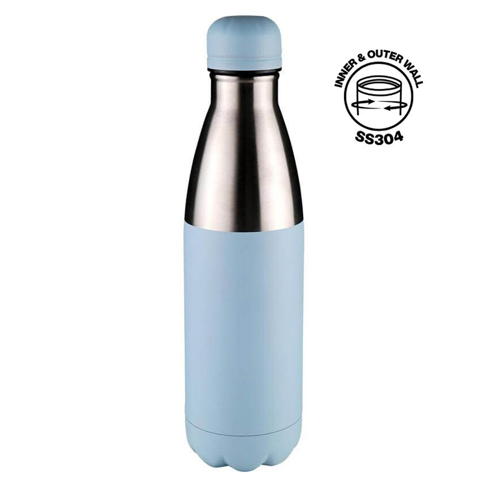 Hans Larsen - Hopa Stainless Steel Water Bottle - Sky Blue - 500ml