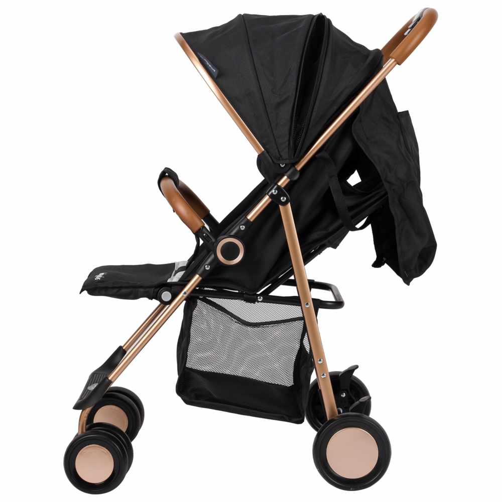 بيبي بلس - عربة أطفال خفيفة الوزن فاخرة - أسود